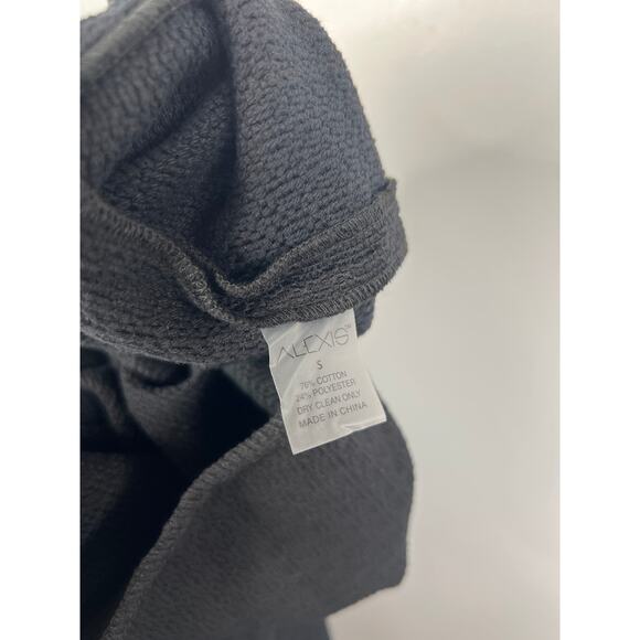 NWT Alexis Jody Pleated Skirt Front Zip Mini Dress Women's Black Size: Small - Picture 6 of 7